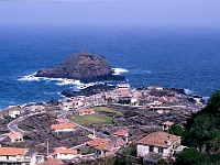 Porto do Moniz und Illheu Mole : Insel, Häuser